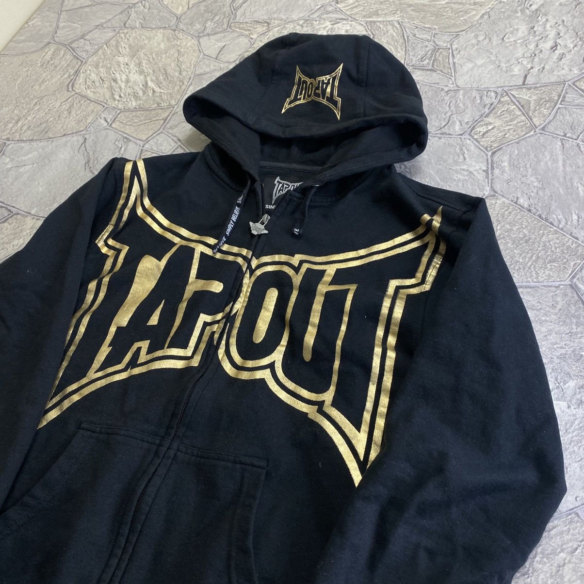 Tapout Vintage Tapout Zip Hoodie Big Logo Size US S / EU 44-46 / 1 - 2 Thumbnail