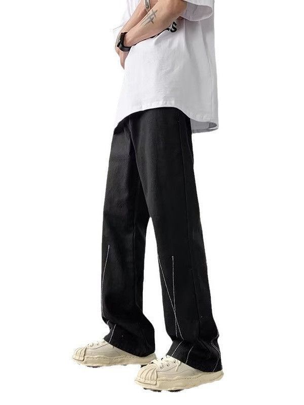 Japanese Brand Retro loose straight leg casual jeans Size US 30 / EU 46 - 5 Thumbnail