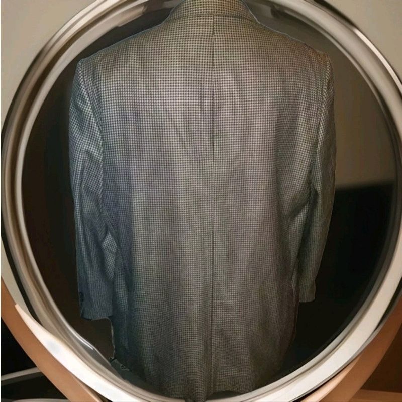 Versace Versace Collection Black Checkered Blazer Size 48 R Size 48R - 2 Thumbnail