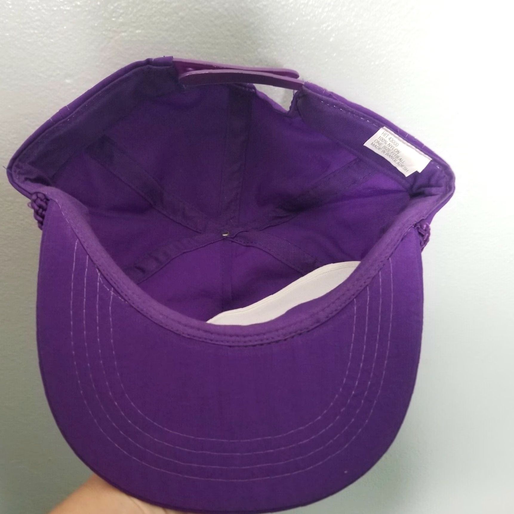 Vintage VINTAGE Vigoro Seeds Purple Trucker Cap Adjustable Snapback 1980s Mens Size ONE SIZE - 4 Thumbnail
