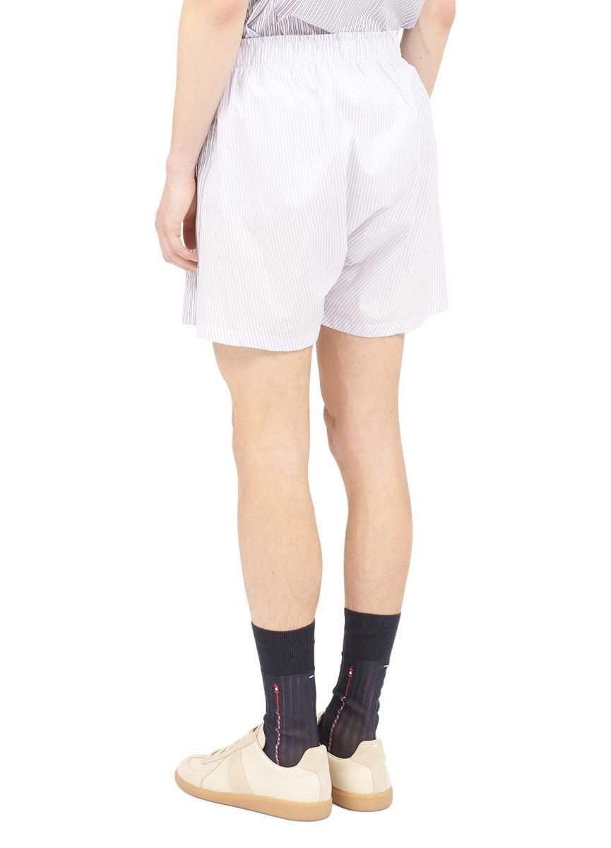 Maison Margiela oc11z0925 Striped Short in White/Blue Size US 34 / EU 50 - 2 Thumbnail