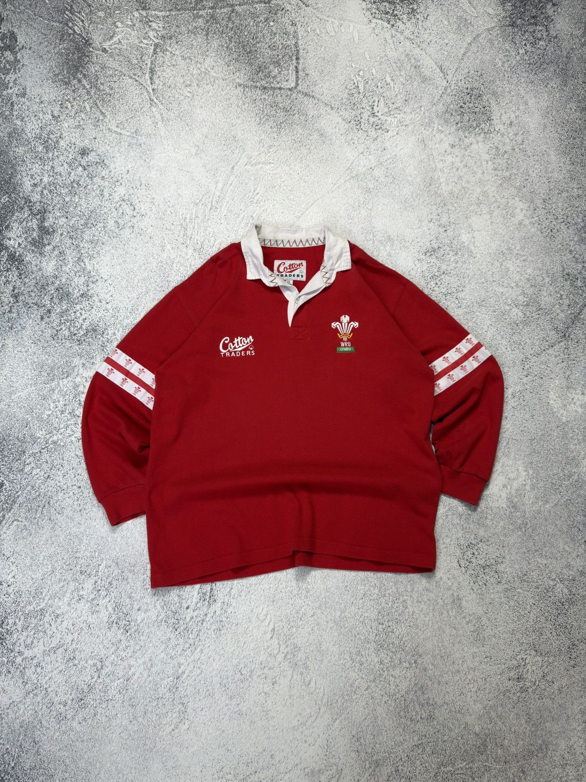 Cotton Traders Vintage 1995-97 Wales Rugby Union Home Long Sleeve Shirt Size US XL / EU 56 / 4 - 1 Thumbnail