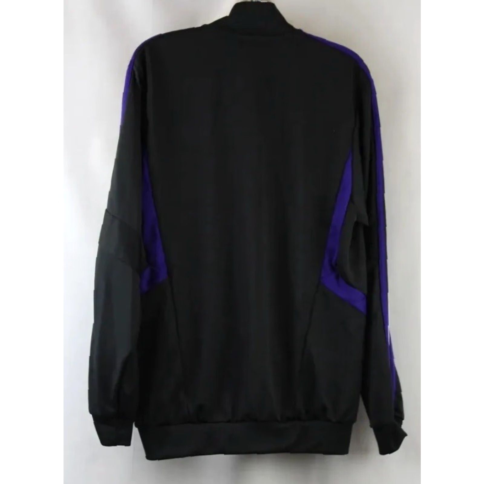 Adidas Adidas Women's Track Jacket Black with Blue Stripes Zip-Up Size M Size M / US 6-8 / IT 42-44 - 2 Thumbnail