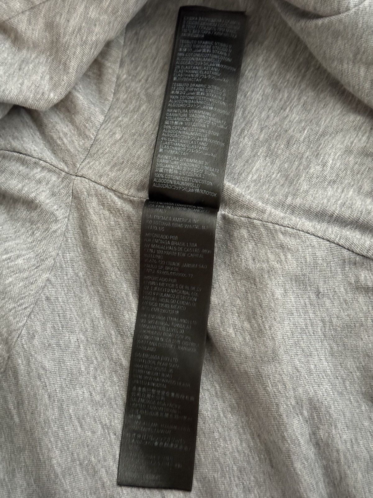 Balenciaga Balenciaga grey Incognito Hoodie Size US S / EU 44-46 / 1 - 8 Thumbnail