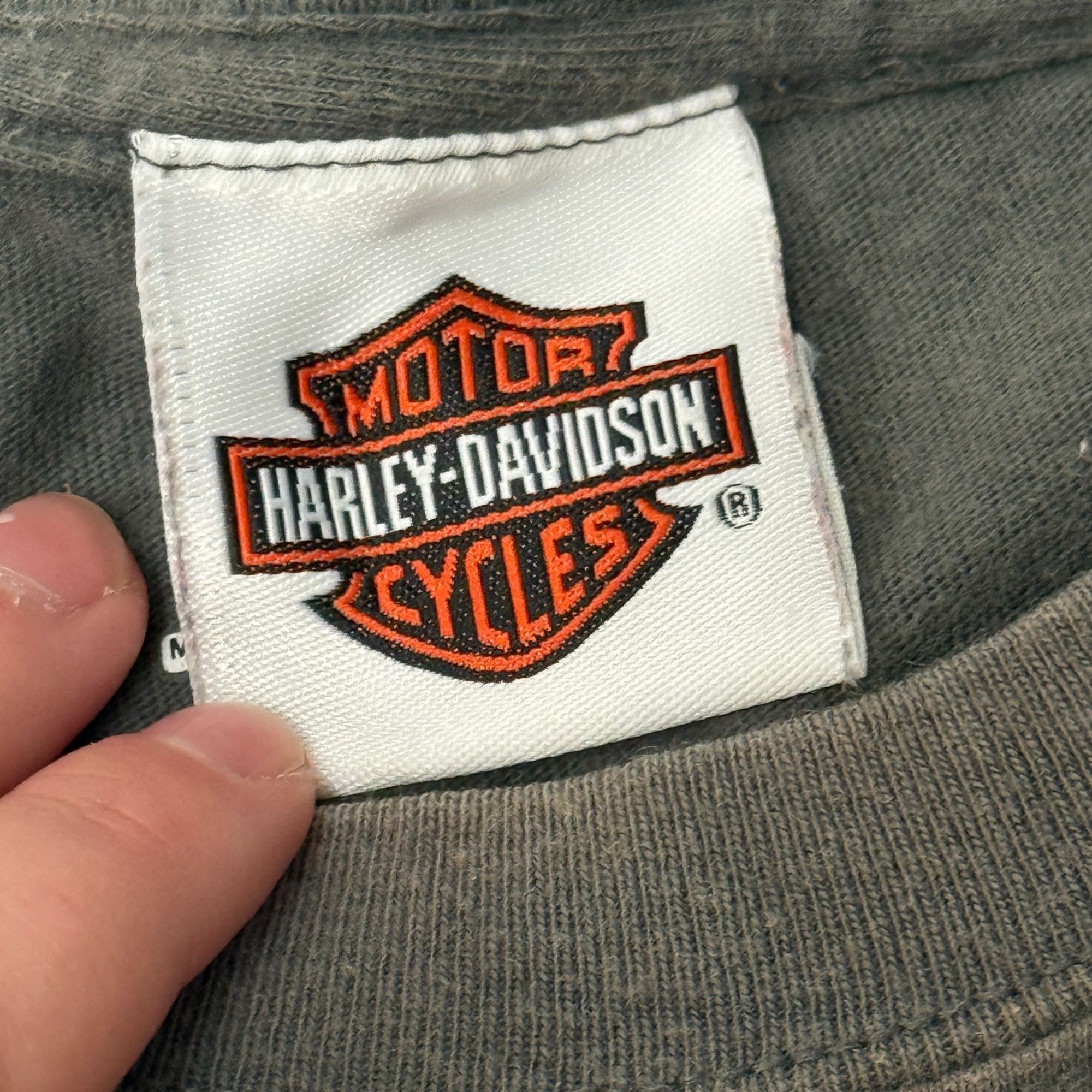 Harley Davidson H-D Motorcycle LOONEY TUNES Frieze O'Fallon IL Yosemite Sam Size US S / EU 44-46 / 1 - 6 Thumbnail
