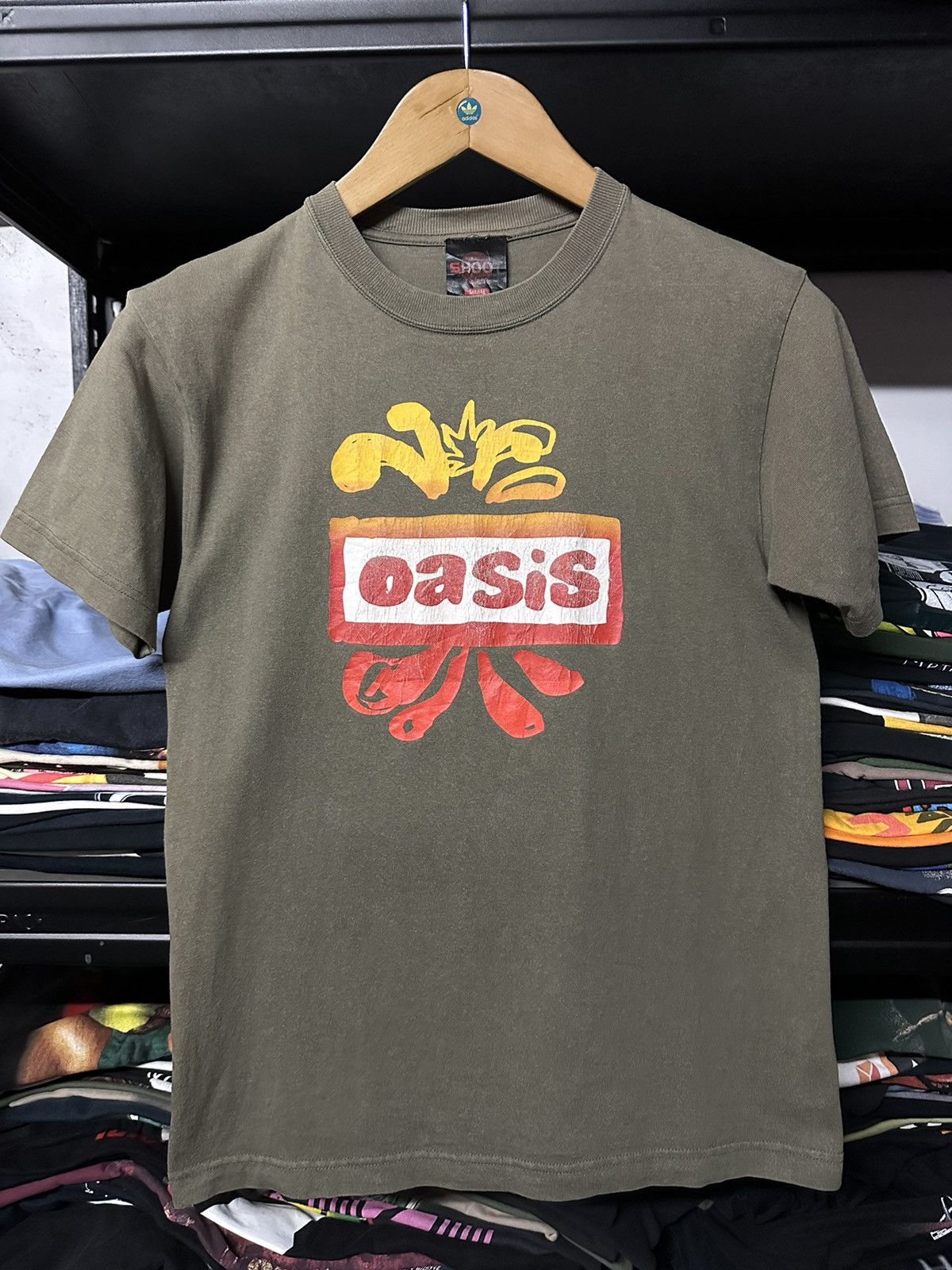Band Tees × Vintage Vintage Oasis Tour Sun Faded Tee Size US S / EU 44-46 / 1 - 1 Thumbnail