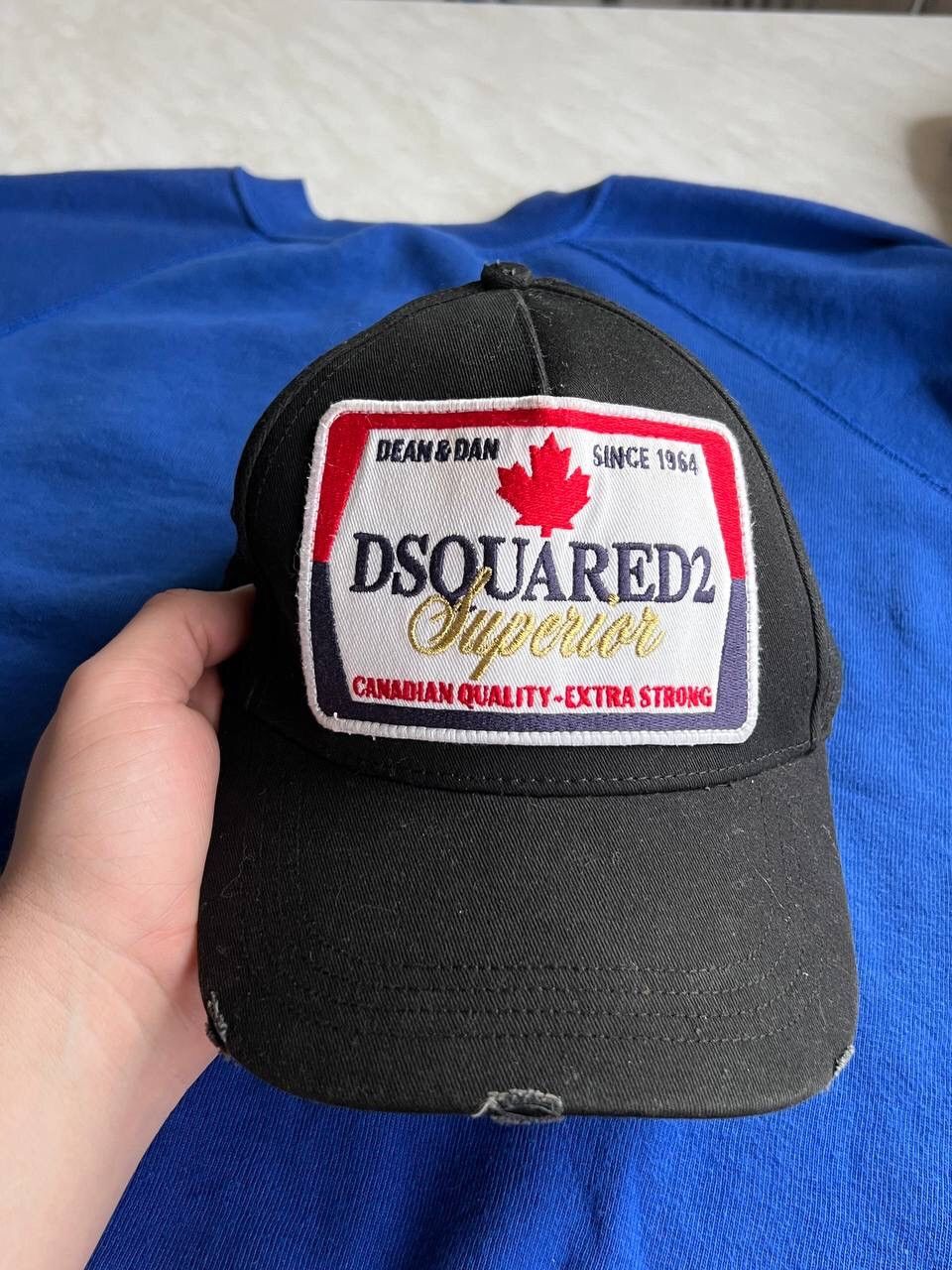 Dsquared2 Vintage Dsquared2 family business hat cap black patch 2000s Size ONE SIZE - 1 Thumbnail