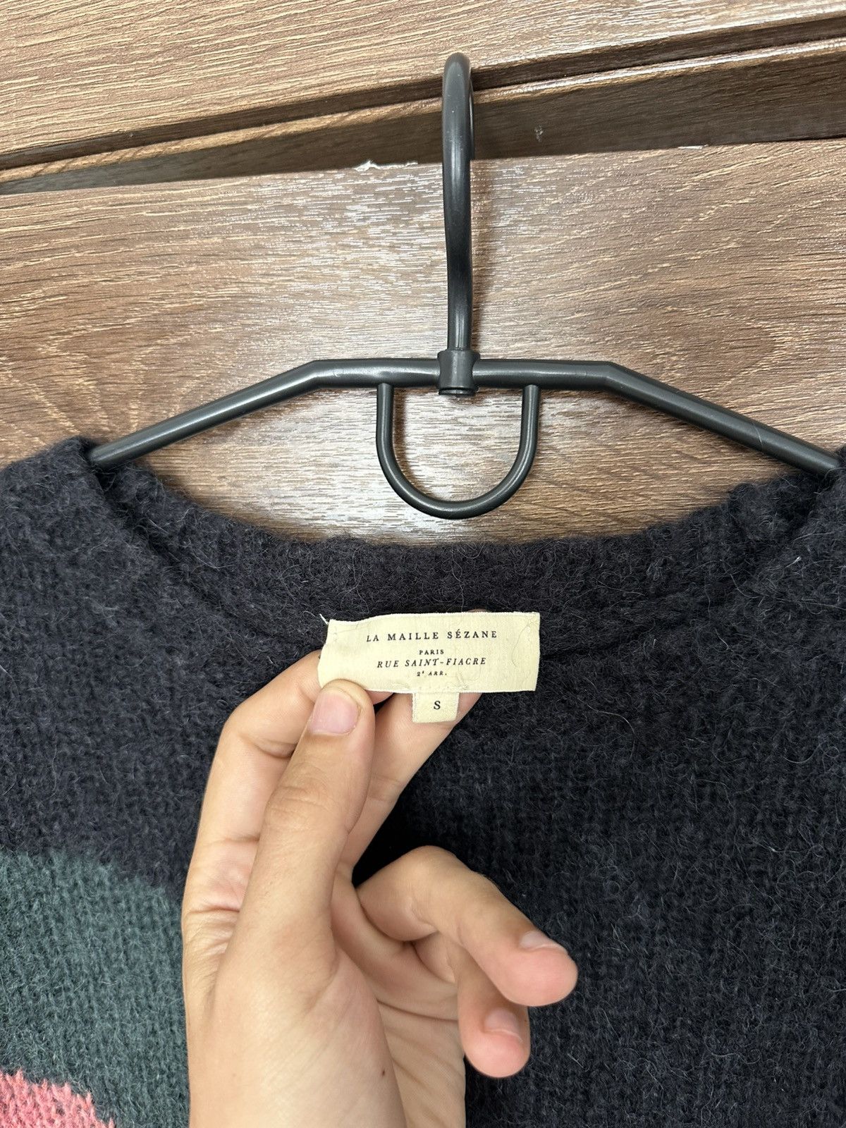 Sezane La Maille Sezane Alpaca Mohair Knit Sweater Pullover Size S / US 4 / IT 40 - 9 Thumbnail