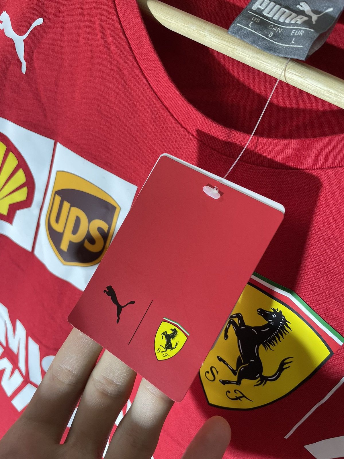 Ferrari Puma Ferrari Scuderia Racing streetwear T shirt Size US L / EU 52-54 / 3 - 6 Thumbnail