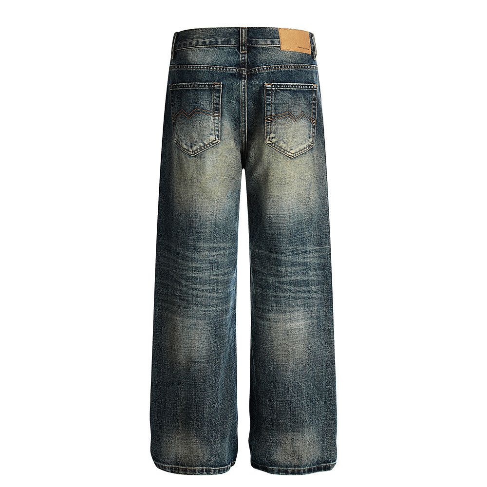 Vintage American distressed vintage washed ripped jeans for men Size US 32 / EU 48 - 2 Thumbnail