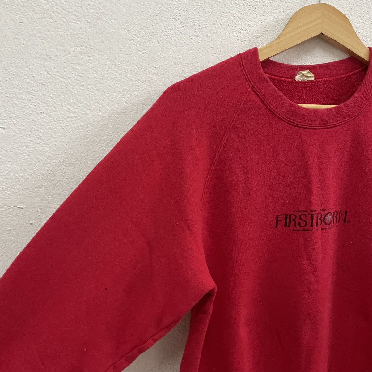 Japanese Brand × Vintage 🔥Vintage 80s First Born Automobile Mirror Print Sweatshirts Size US S / EU 44-46 / 1 - 7 Thumbnail