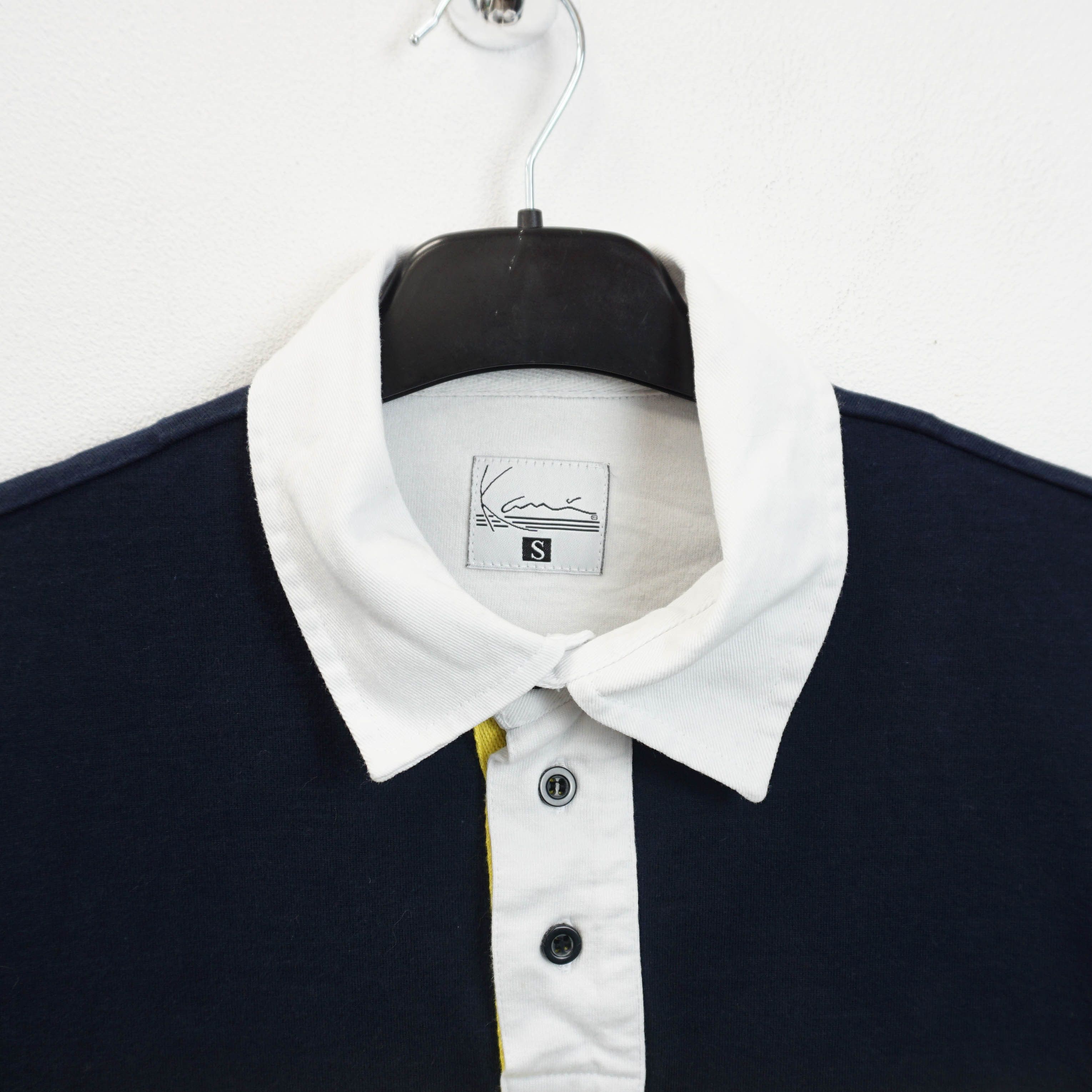 Karl Kani Archive Embroidery L/S Striped Rugby Polo Shirt Size US S / EU 44-46 / 1 - 3 Thumbnail