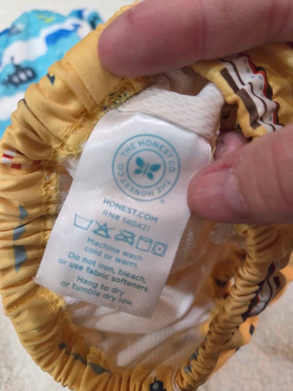 Other Lot of Baby Swim Diapers 3 different sizes Blue Yellow Green Size US 42 / EU 58 - 6 Thumbnail