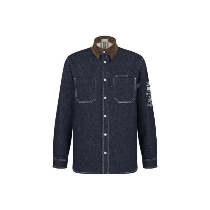 Dior Dior Dior Spring Men's Long Sleeve Shirt 0079-2507 Size US L / EU 52-54 / 3 - 1 Thumbnail
