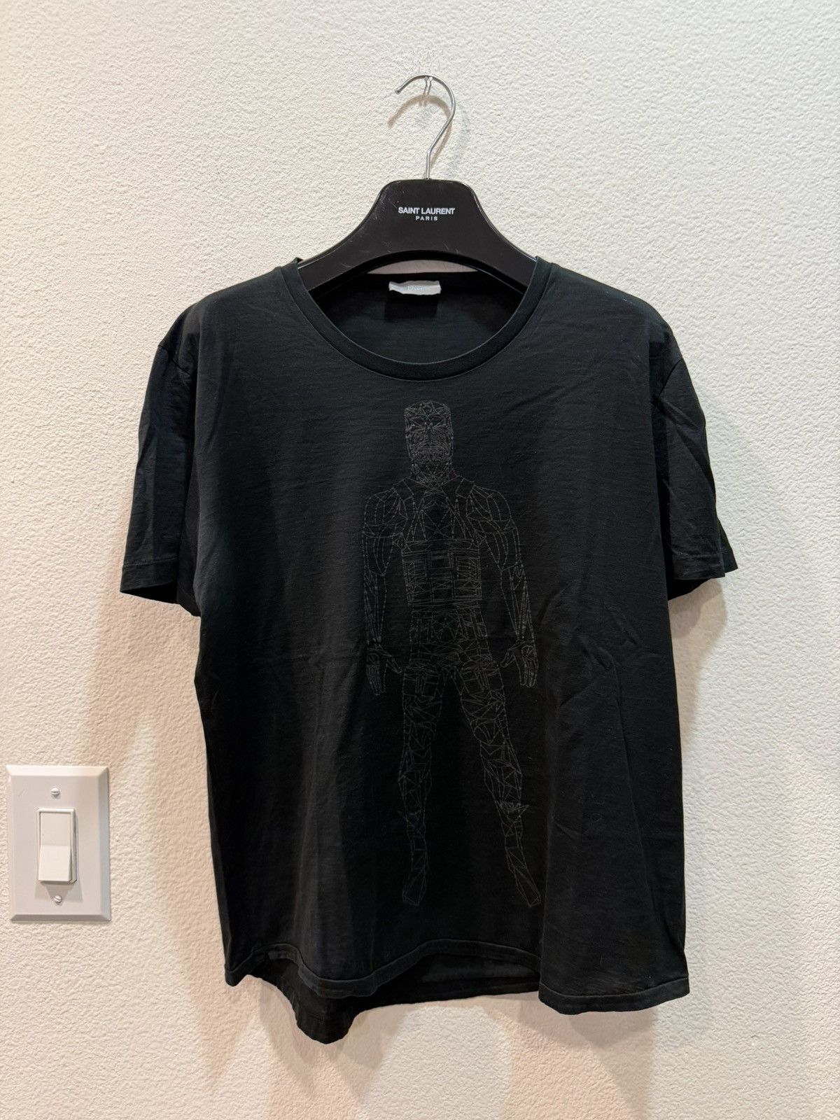 Dior SS04 Strip Robot Tee Size US M / EU 48-50 / 2 - 1 Thumbnail