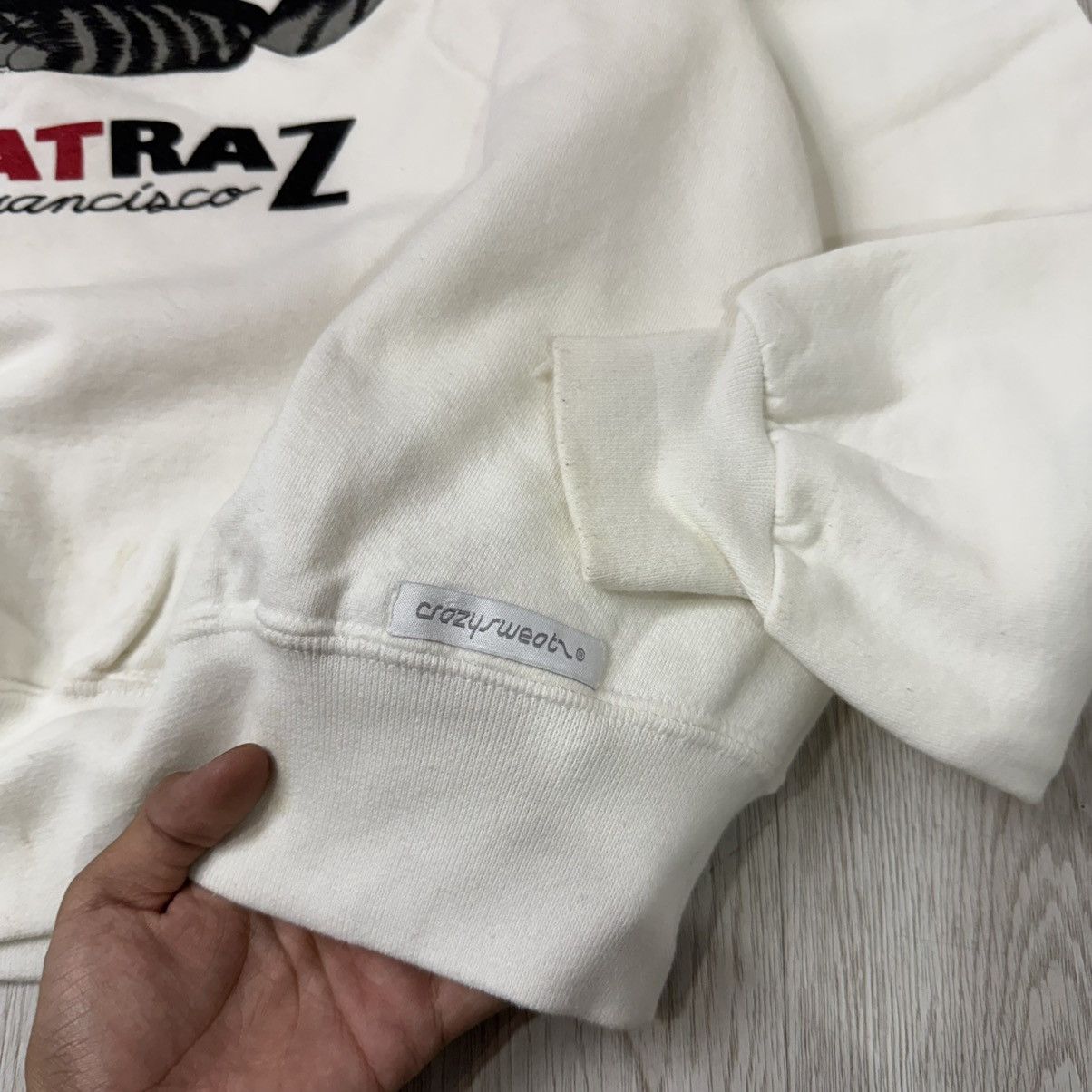 Vintage Vintage Crazy Shirt alCATraz white sweatshirt Size US L / EU 52-54 / 3 - 4 Thumbnail