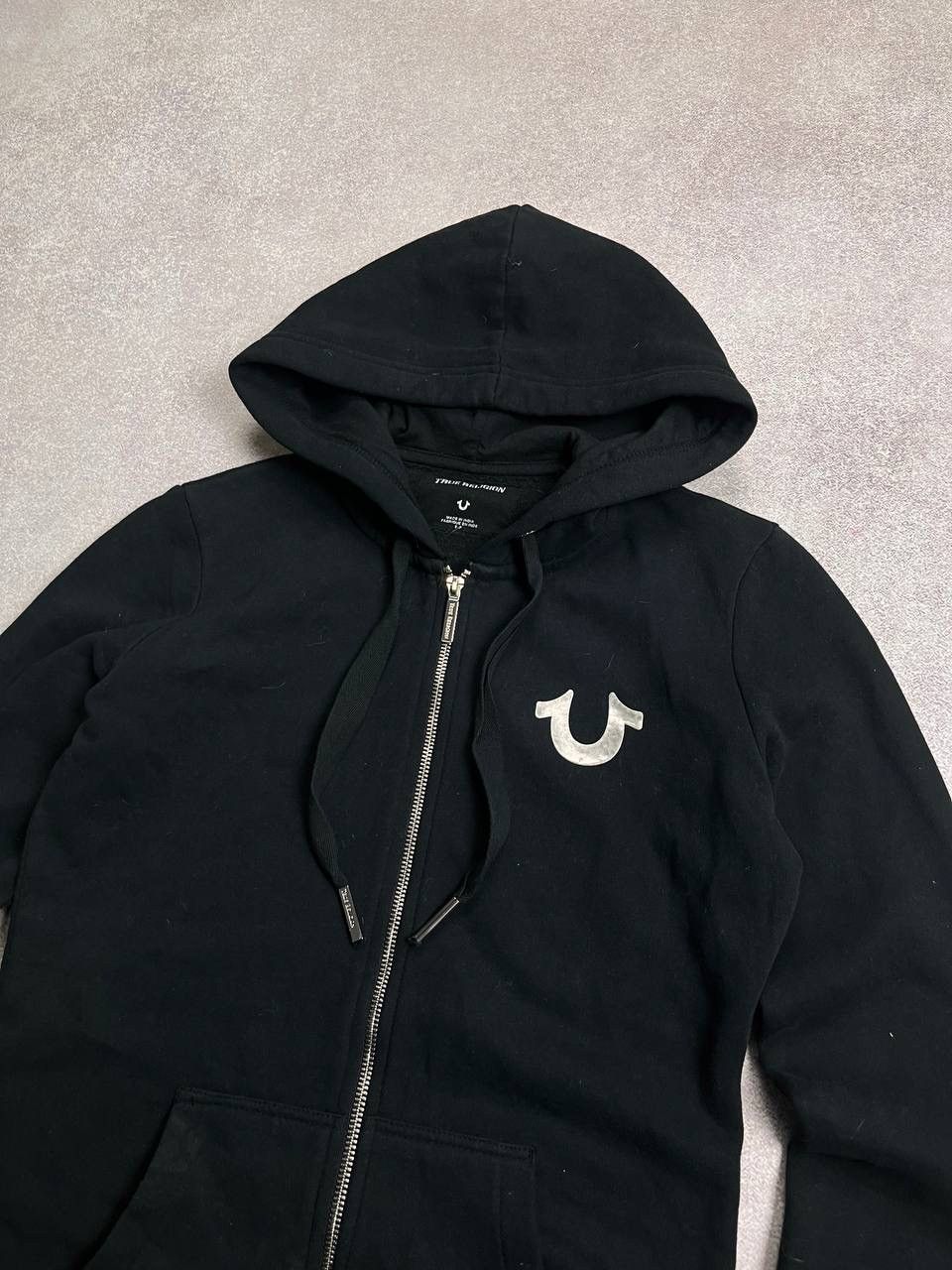 True Religion × Vintage VINTAGE TRUE RELIGION BUDDA BIG LOGO ZIP HOODIE Y2K S Size US S / EU 44-46 / 1 - 5 Thumbnail