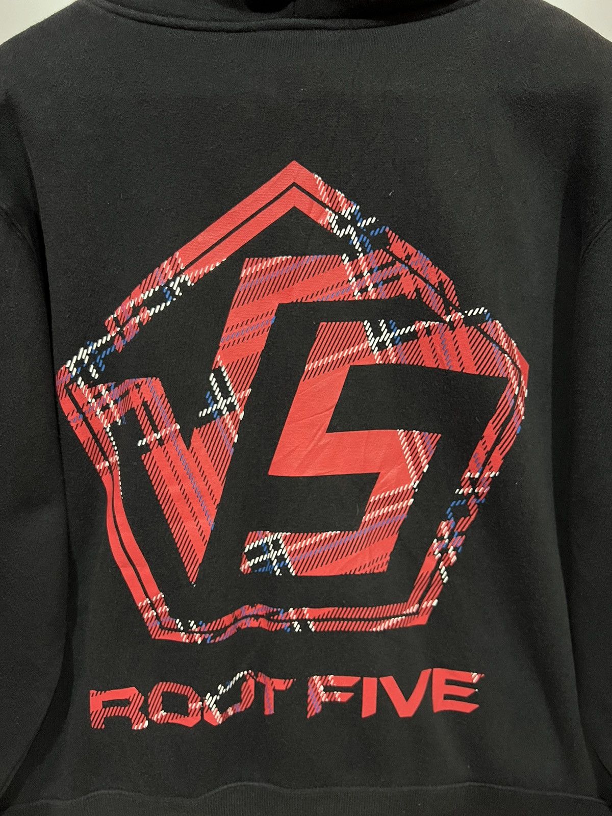 Japanese Brand 🔥 ROOT FIVE SWEATER HOODED BLACK BIG LOGO Size US M / EU 48-50 / 2 - 12 Thumbnail