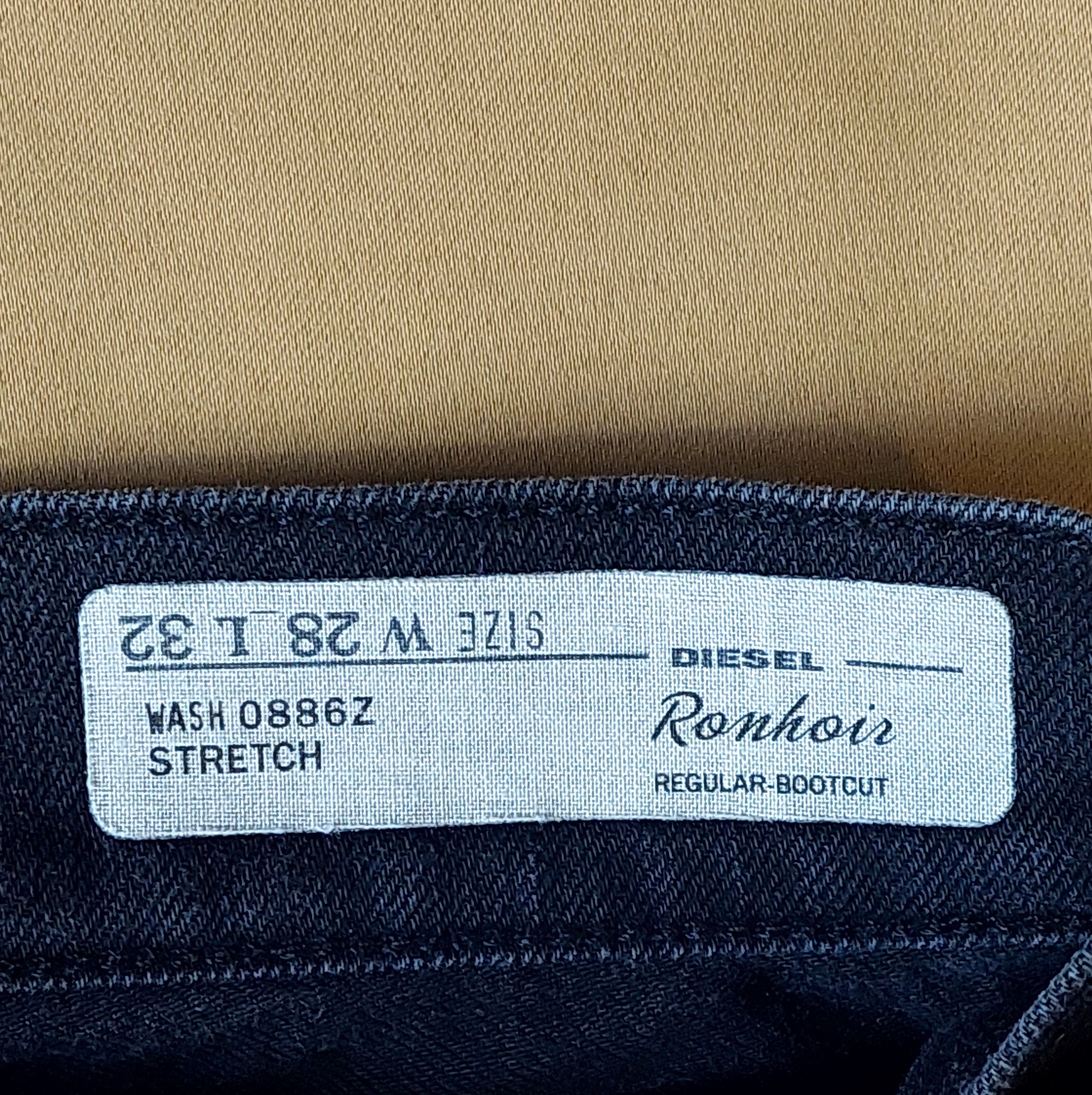 Diesel Diesel Ronhoir W28 L32 Women's Black Bootcut Stretch Jeans Size 28" / US 6 / IT 42 - 7 Thumbnail