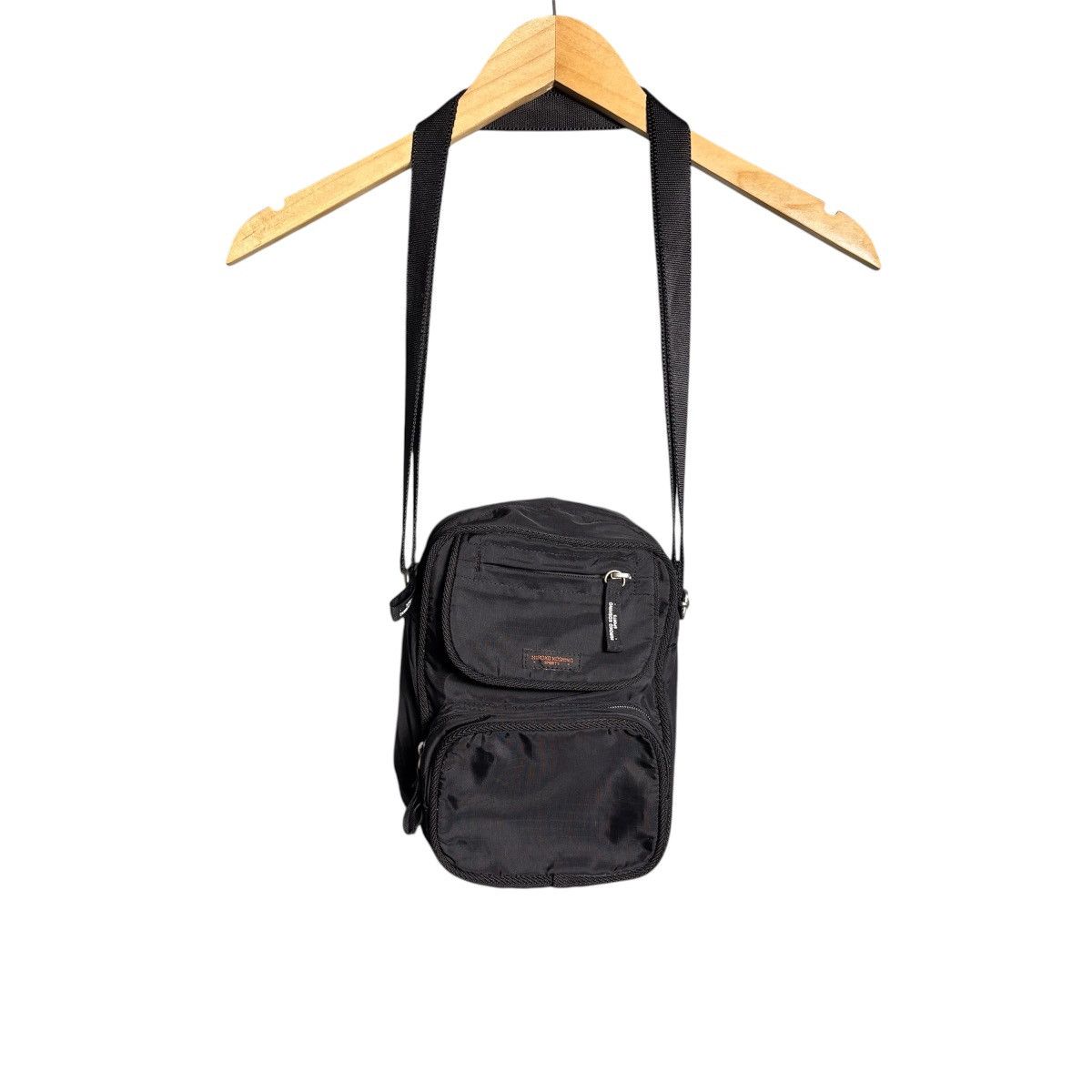 Hiroko Koshino Homme Vintage 90s Hiroko Koshino Sports Black Nylon Crossbody Bag Size ONE SIZE - 2 Thumbnail