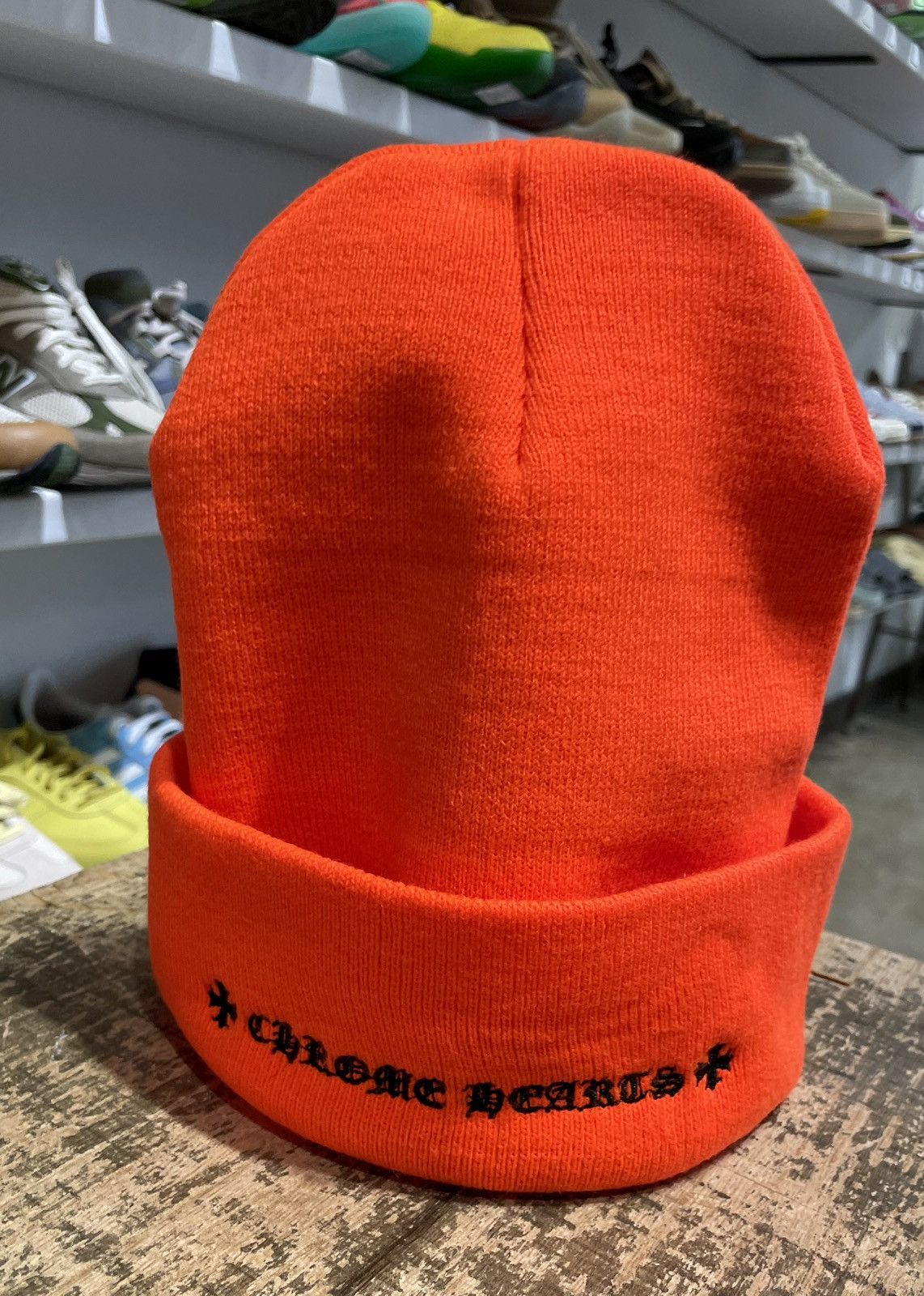 Chrome Hearts Chrome Hearts CH Beanie Orange Size ONE SIZE - 4 Thumbnail