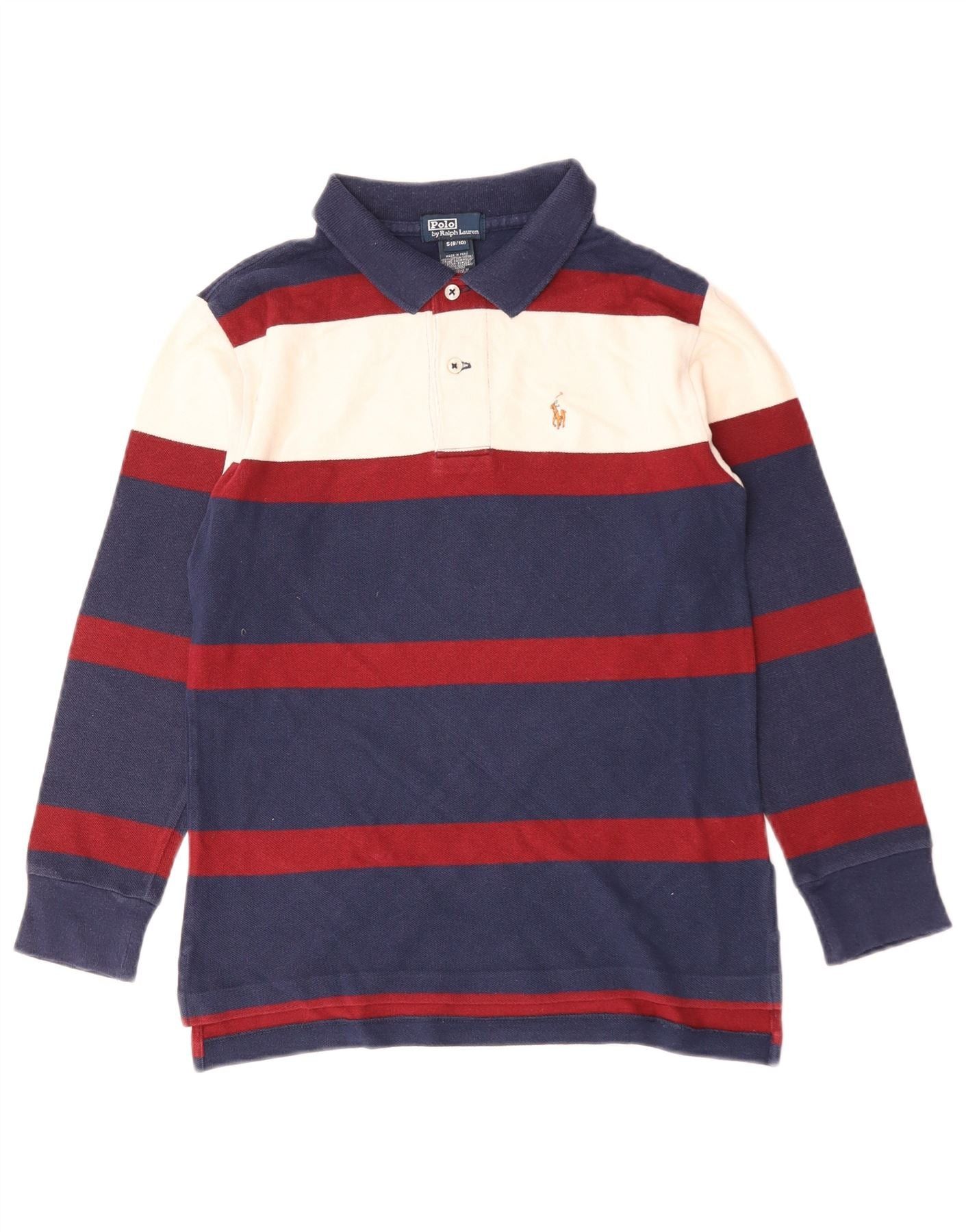 Polo Ralph Lauren Boys Rugby Polo Shirt 8-9 Years Small Navy Blue Size S / US 4 / IT 40 - 1 Thumbnail