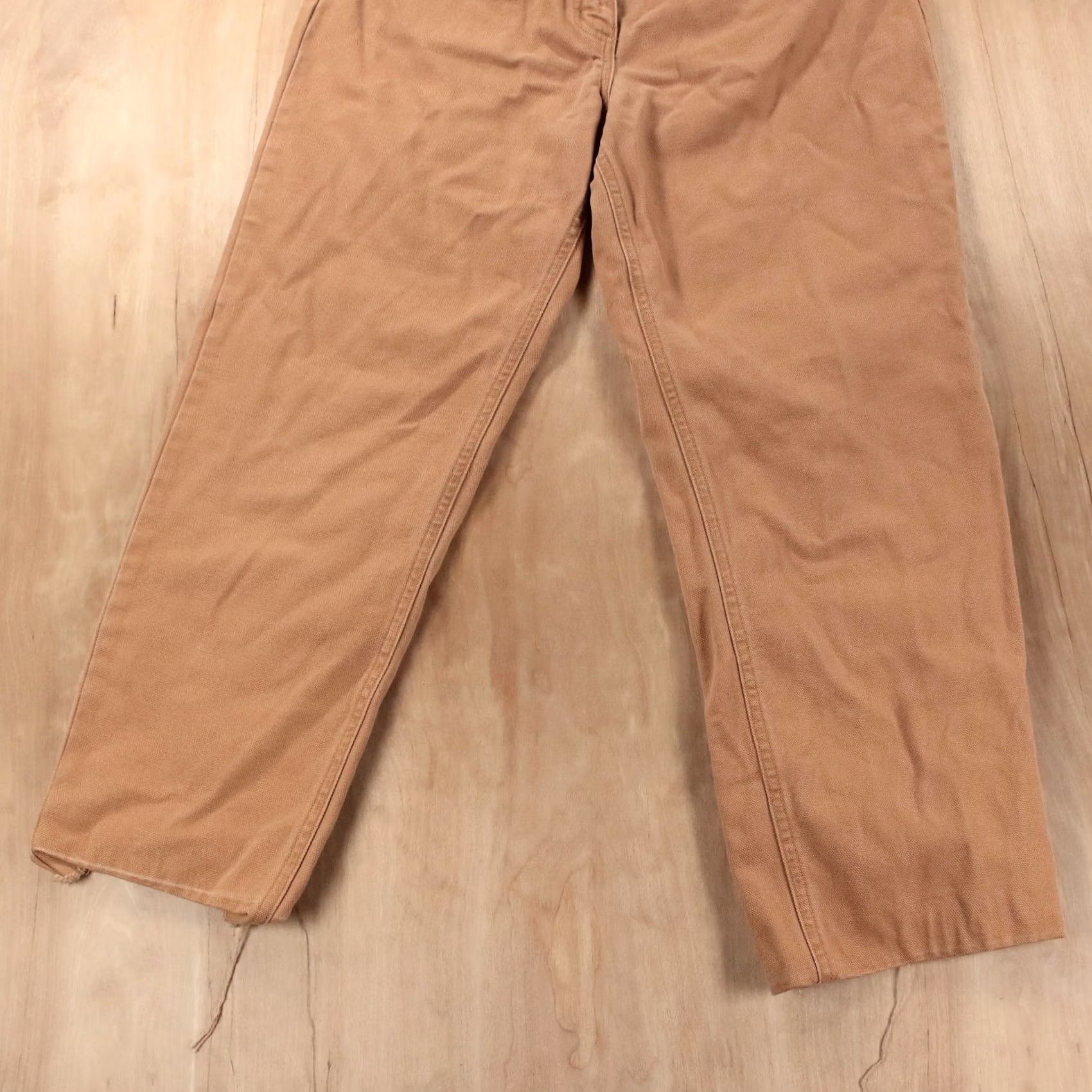 Vintage VINTAGE WOOLRICH works pants womens sz 10 saddle brown canvas faded beige Size 32" / US 10 / IT 46 - 2 Thumbnail