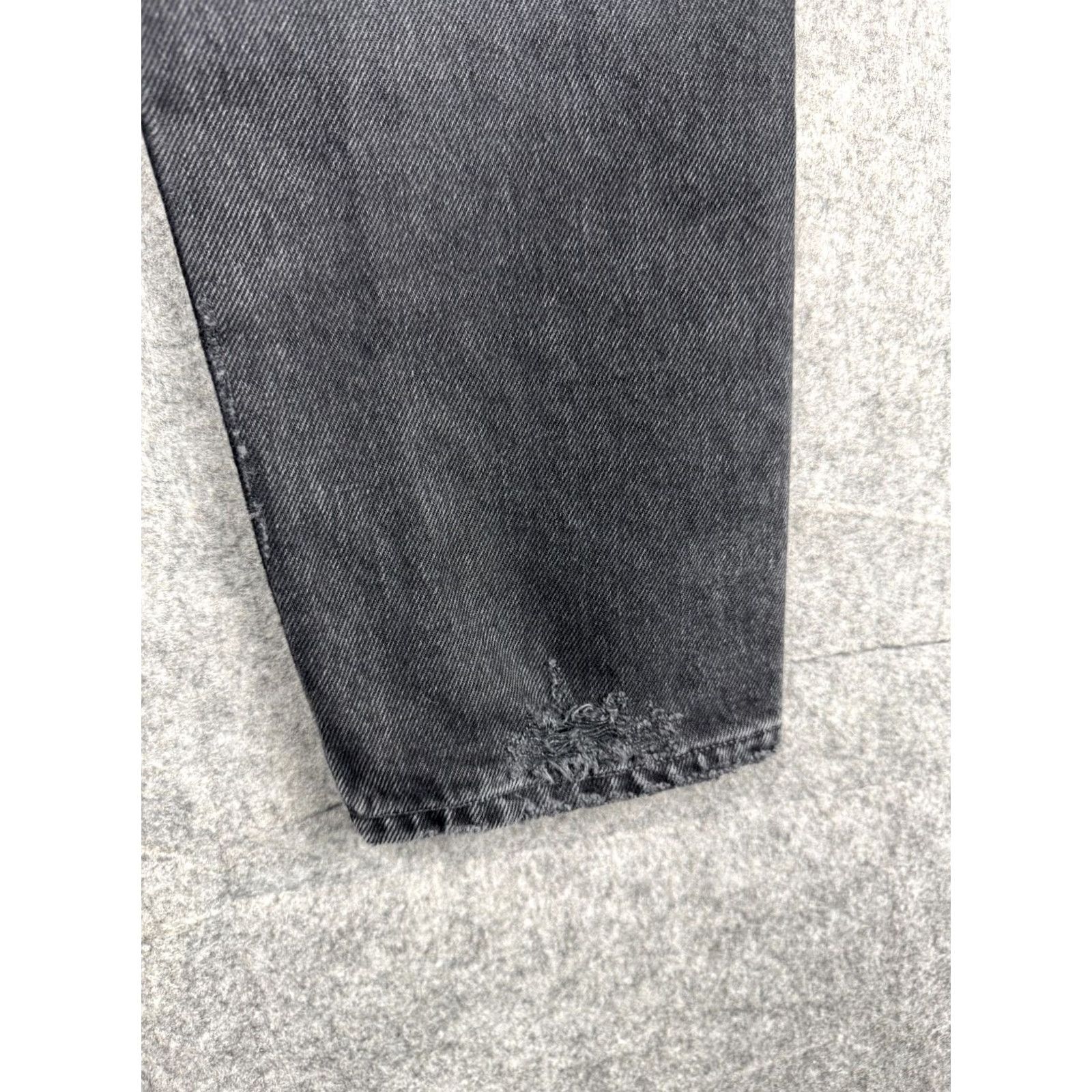 Agolde VINTAGE Agolde Jeans Women 28 Distressed Black 90s Pinch High Rise Straight Size 28" / US 6 / IT 42 - 7 Thumbnail