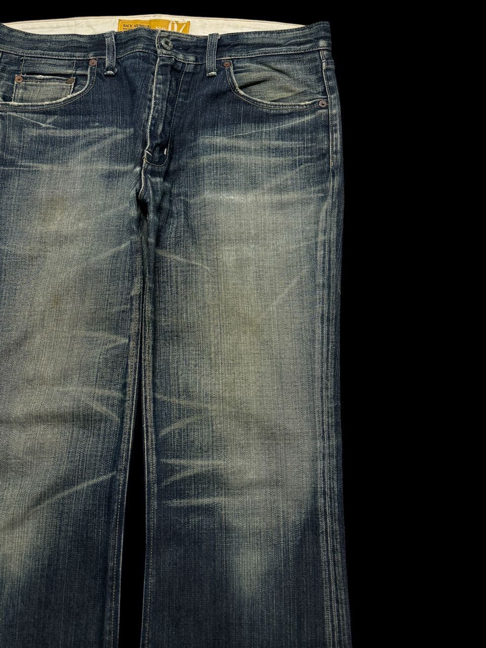 Acne Studios 💥Flare💥90’s Style Back Number Insane Rusty Mudwash Dark Jean Size US 34 / EU 50 - 5 Thumbnail