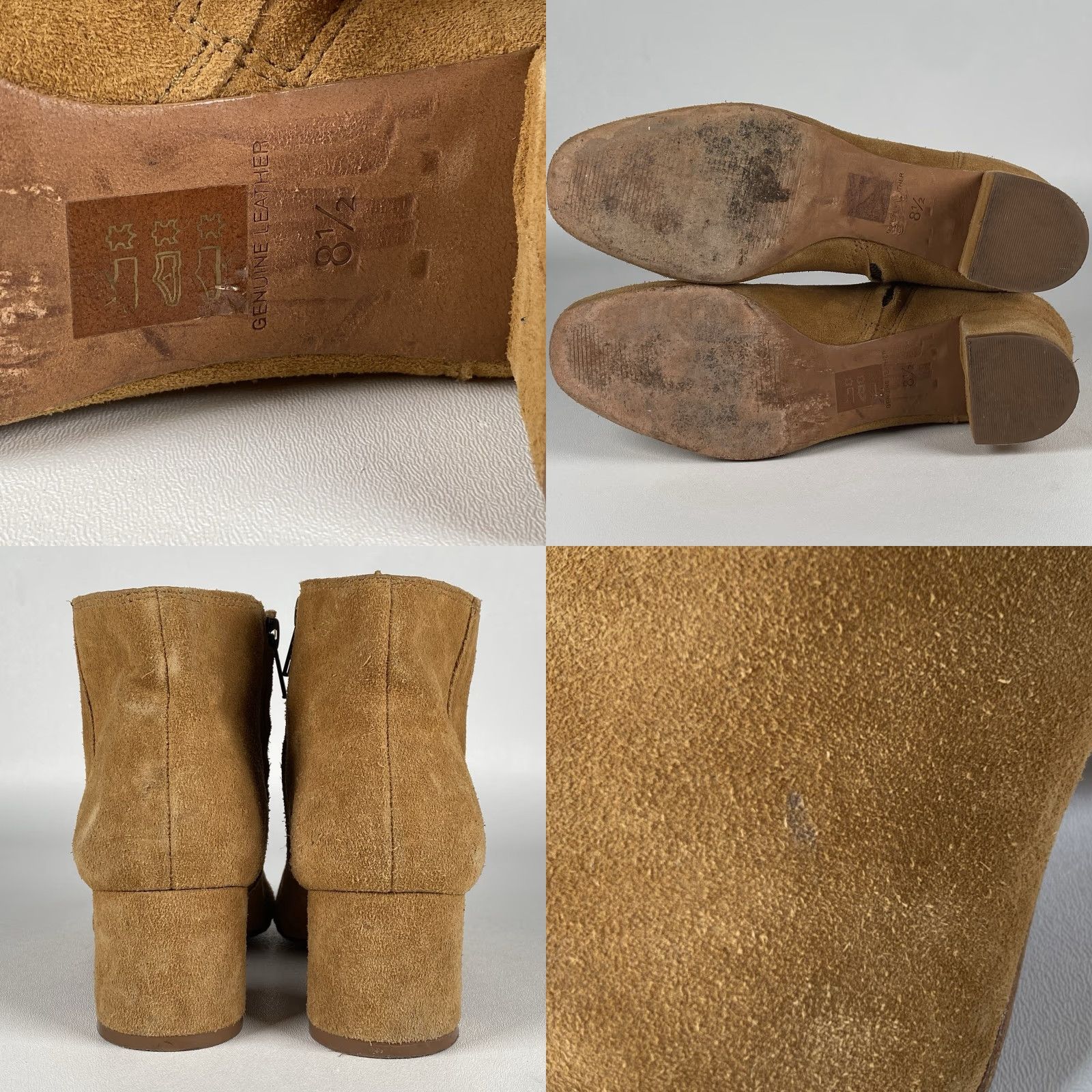 Madewell Madewell The Lucien Boot in Suede Bronzed Birch G0422 Ankle Boots Women’s Sz 8.5 Size US 9 / IT 39 - 8 Thumbnail