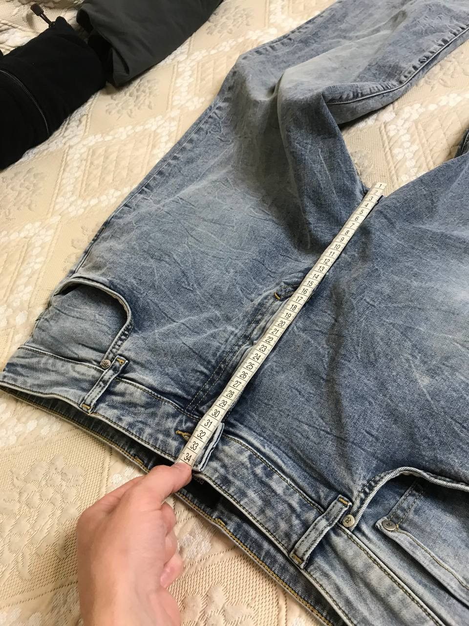 Represent Clo. 🔥 Represent Baggy Denim Pants Blue Jeans Trousers Size US 36 / EU 52 - 8 Thumbnail