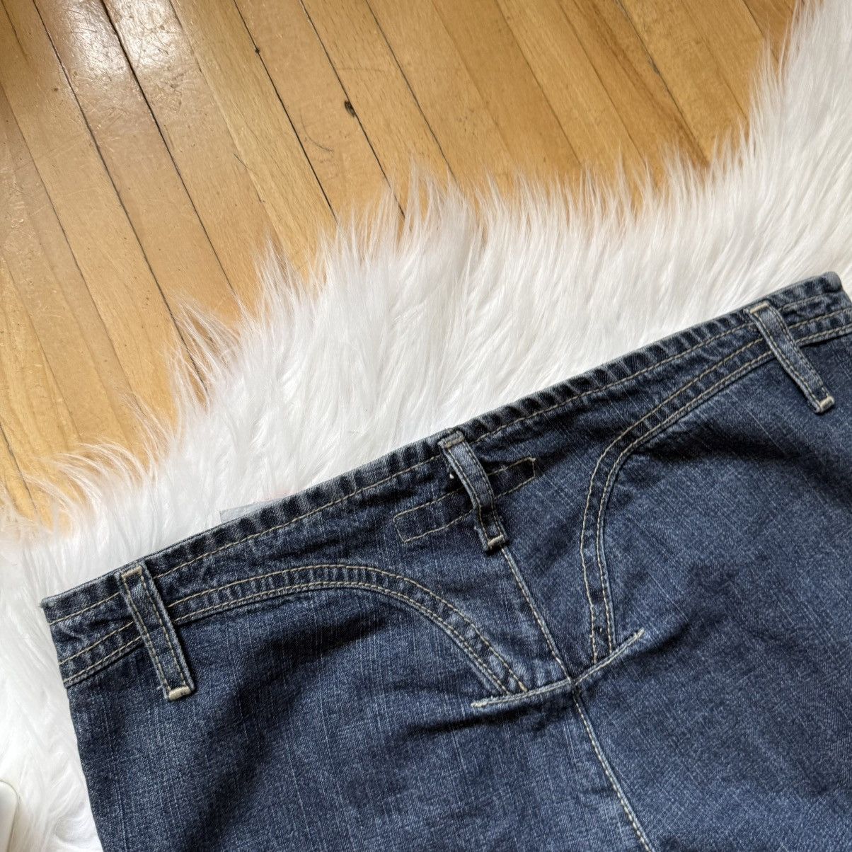 Miss Sixty 📌 Vintage Miss Sixty Flared Washed 00s Low Rice Jeans Size 31" - 14 Thumbnail