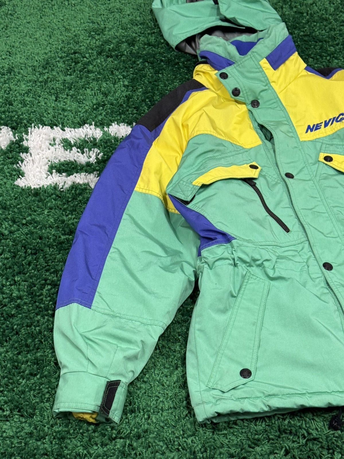 Nevica Vintage Nevica Gortex Ski Jacket Puffy Puffer Green Cargo Size US M / EU 48-50 / 2 - 5 Thumbnail