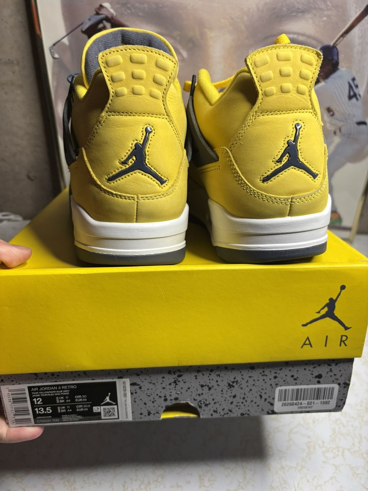 Jordan Brand Air Jordan 4 Retro “lightning” Size US 12 / EU 45 - 7 Thumbnail