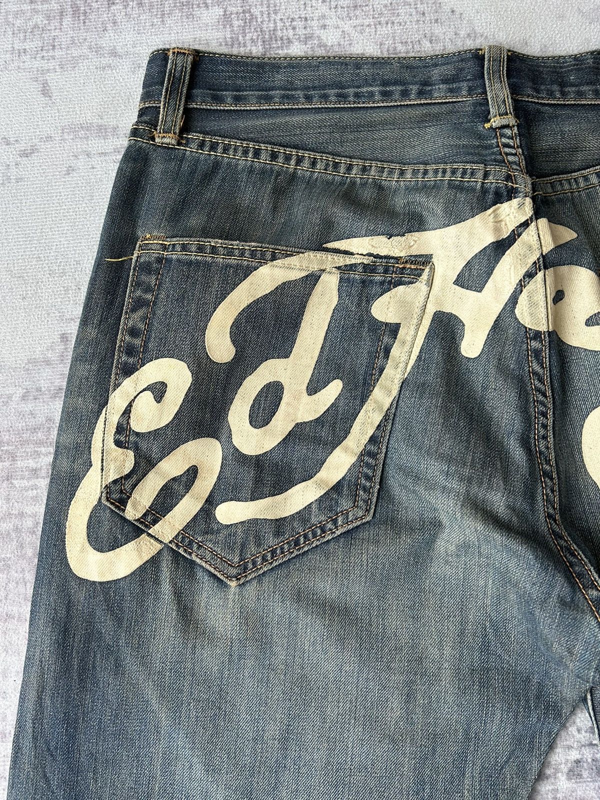 Ed Hardy Ed Hardy Big Spellout Denim Size US 34 / EU 50 - 3 Thumbnail
