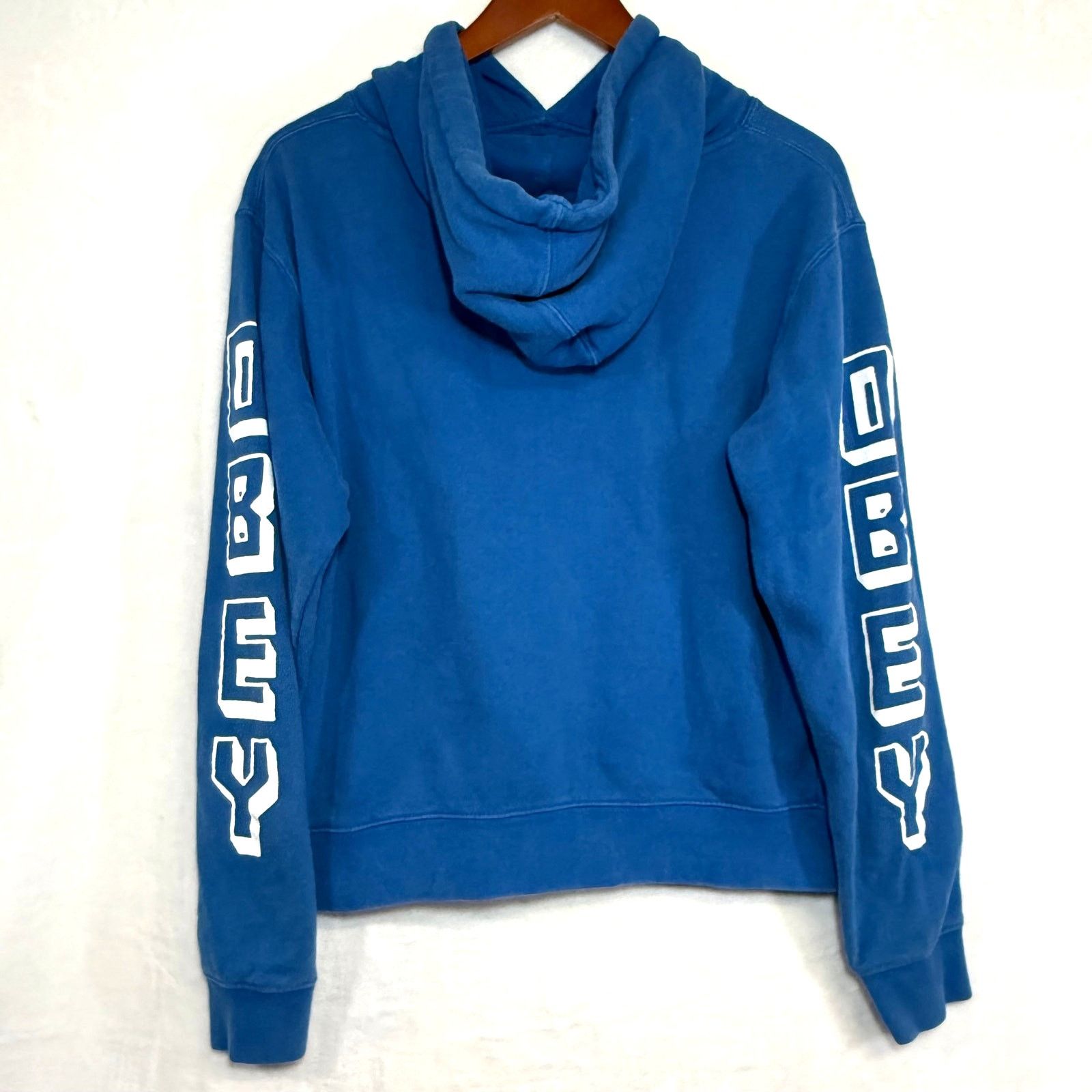 Obey OBEY Worldwide L Hoodie Sweatshirt Blue Skater Streetwear Size US L / EU 52-54 / 3 - 3 Thumbnail