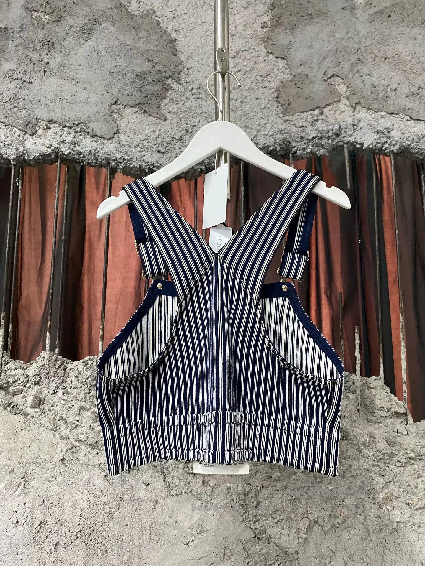 Chanel Chanel Striped Denim Vest. Size US XS / EU 42 / 0 - 2 Thumbnail