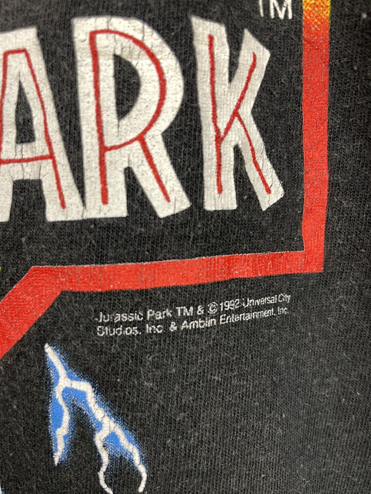 Universal Studios Vintage 90s Jurassic Park Lightning Logo Universal Studios Size US L / EU 52-54 / 3 - 5 Thumbnail