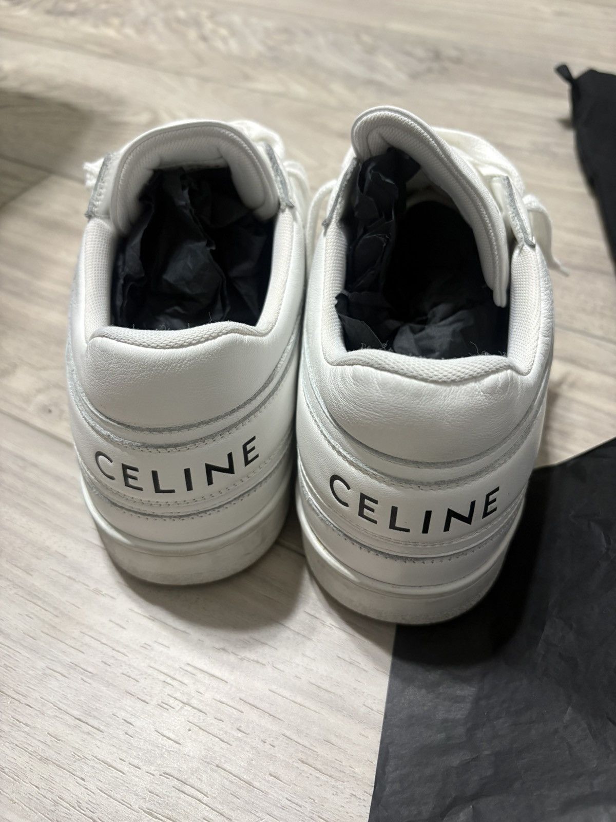 Celine Celine Trainer Low Lace-Up Sneaker in Calfskin Size US 8.5 / EU 41-42 - 4 Thumbnail