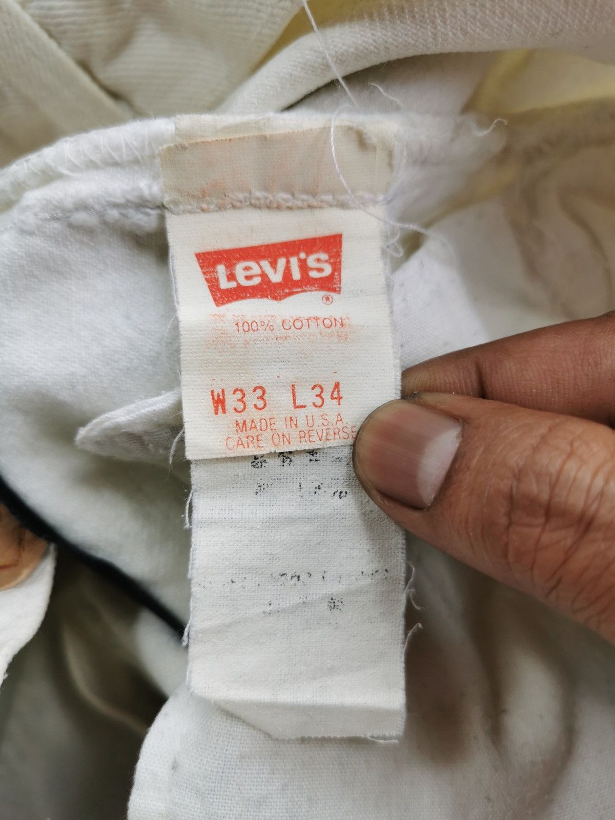 Agolde Vintage Levis Jeans Size US 32 / EU 48 - 10 Thumbnail