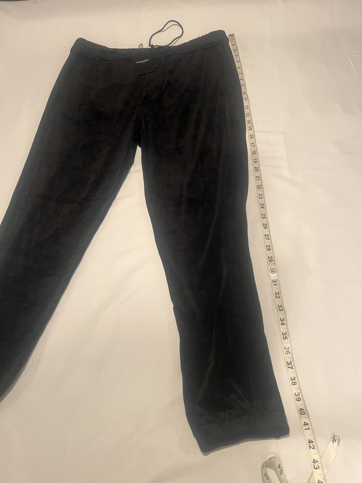Saint Laurent velvet joggers pants. XL $1350