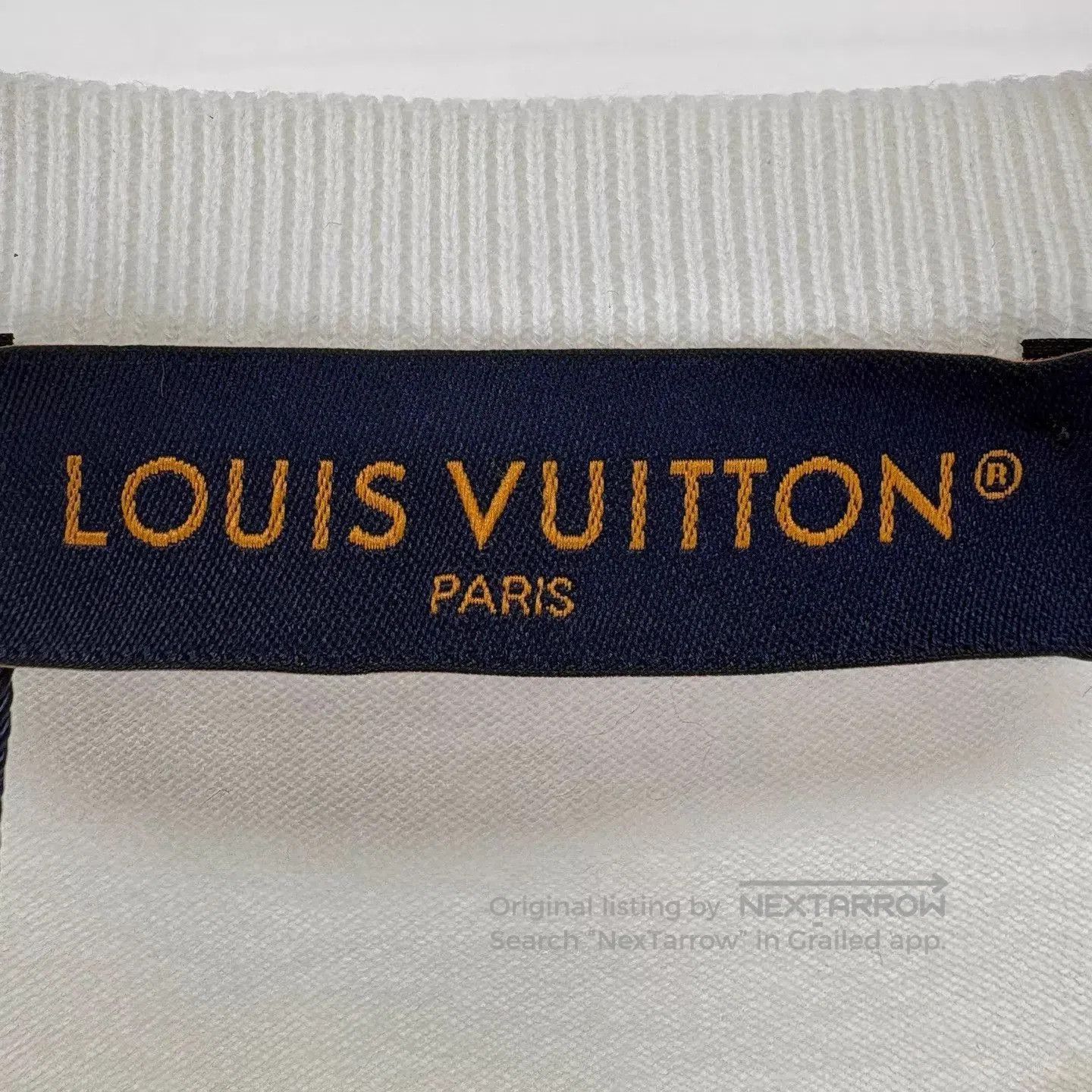 Louis Vuitton White Short-Sleeve Embroidered T-Shirt. Size US S / EU 44-46 / 1 - 7 Thumbnail