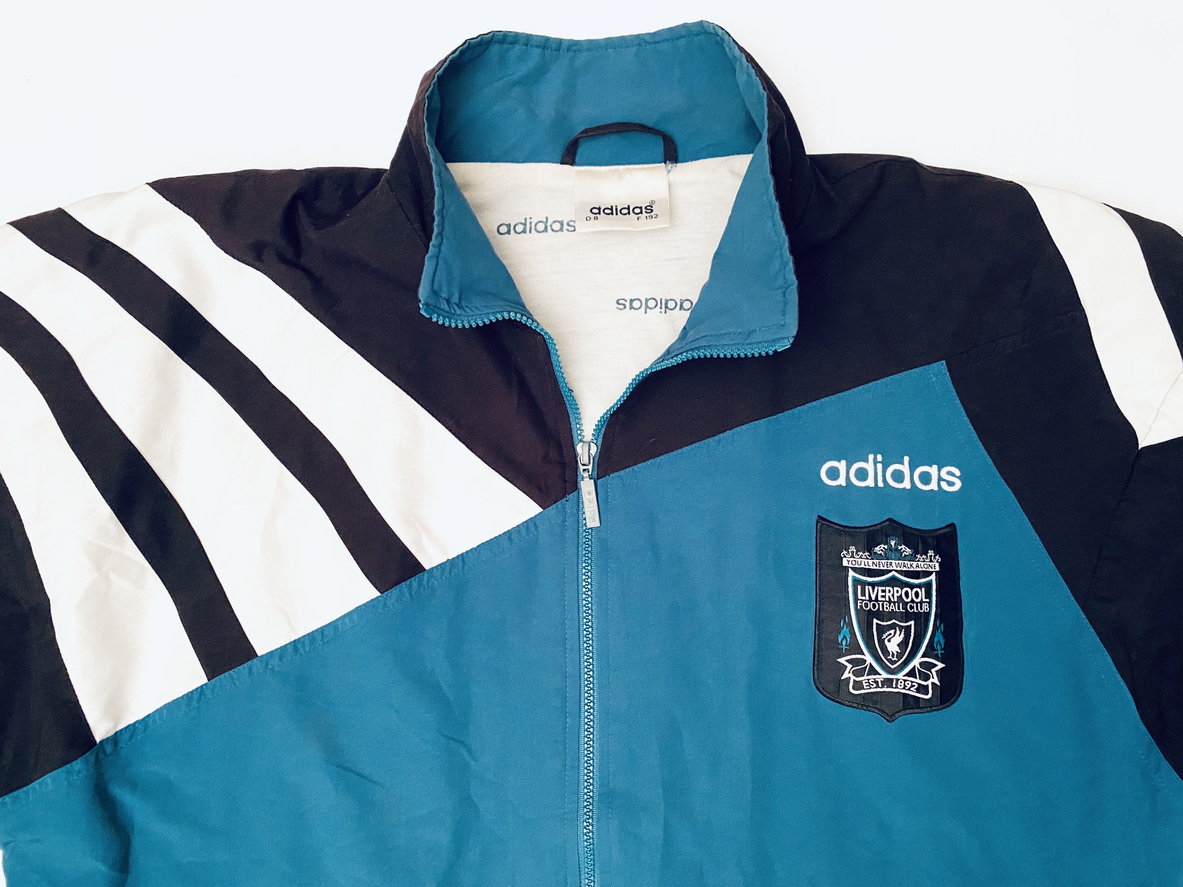 Adidas × Vintage Liverpool Track Training Jacket 1995 / 1996 Size US L / EU 52-54 / 3 - 6 Thumbnail