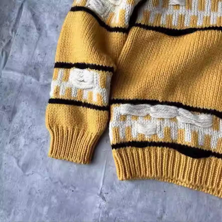Raf Simons Ck Raf Yellow White Sweater Size US M / EU 48-50 / 2 - 5 Thumbnail