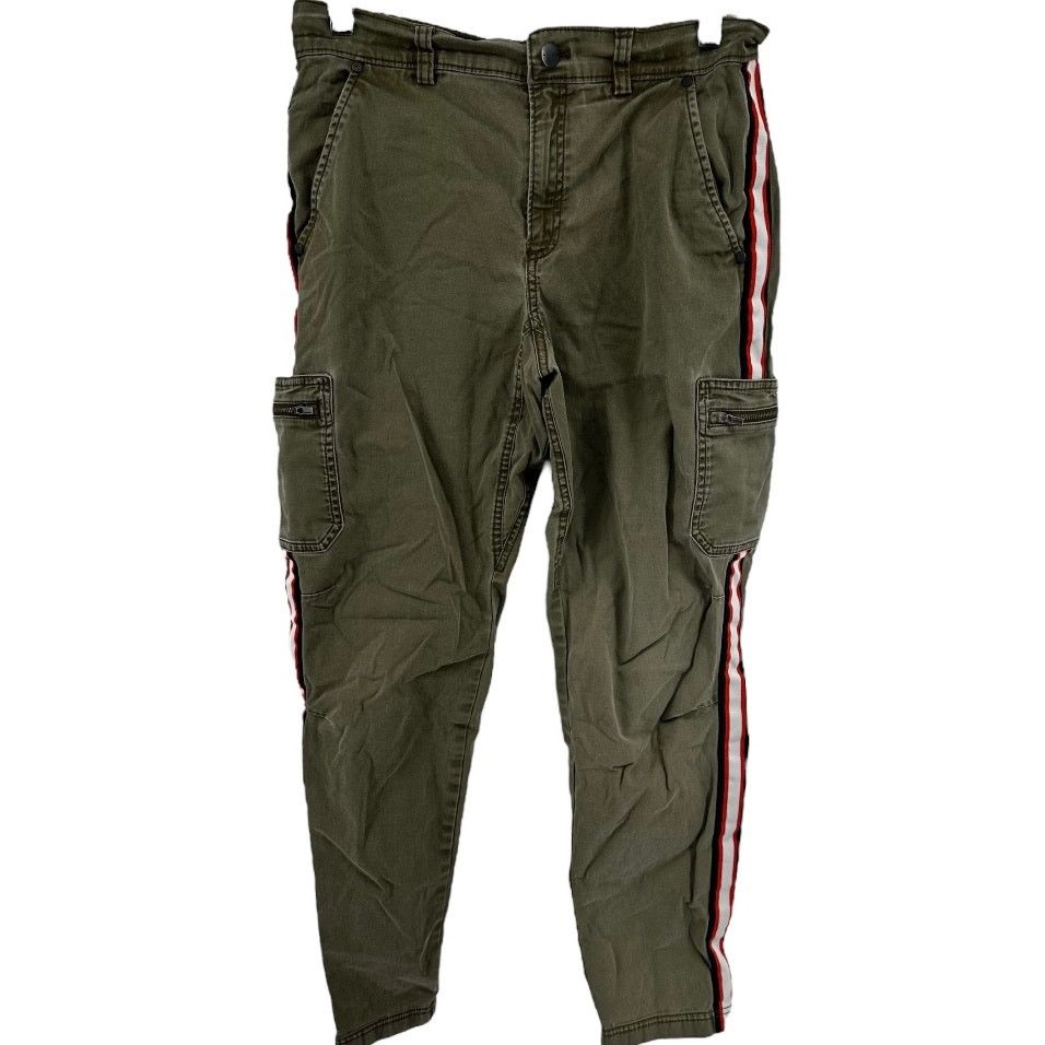 Athleta Athleta Summit Cargo Pants Side Striped Pockets Green 4 Size 27" / US 4 / IT 40 - 2 Thumbnail