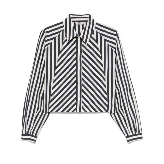 Barena BARENA Women Shirts 4148 CAD5153 170 BLUE Size M / US 6-8 / IT 42-44 - 1 Thumbnail