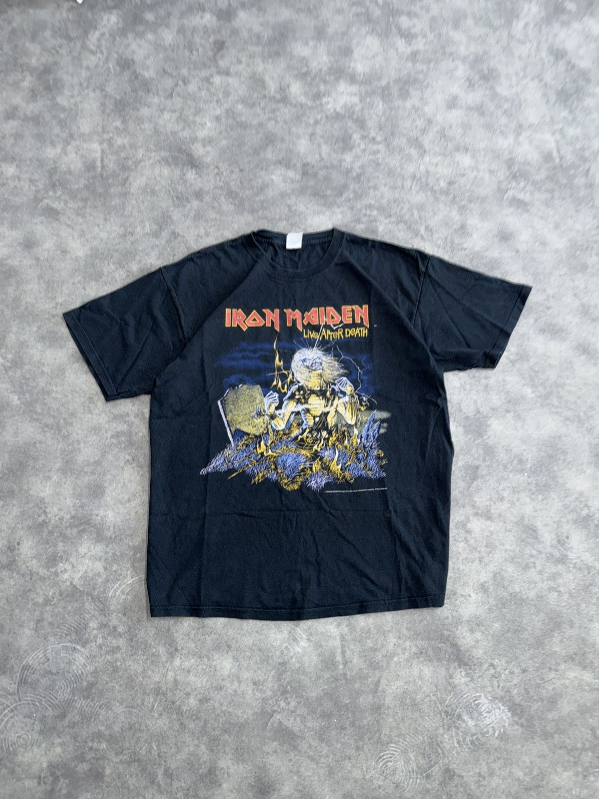 Gildan 2005 vintage merch band tee iron maiden licence of gildan Size US XL / EU 56 / 4 - 1 Thumbnail