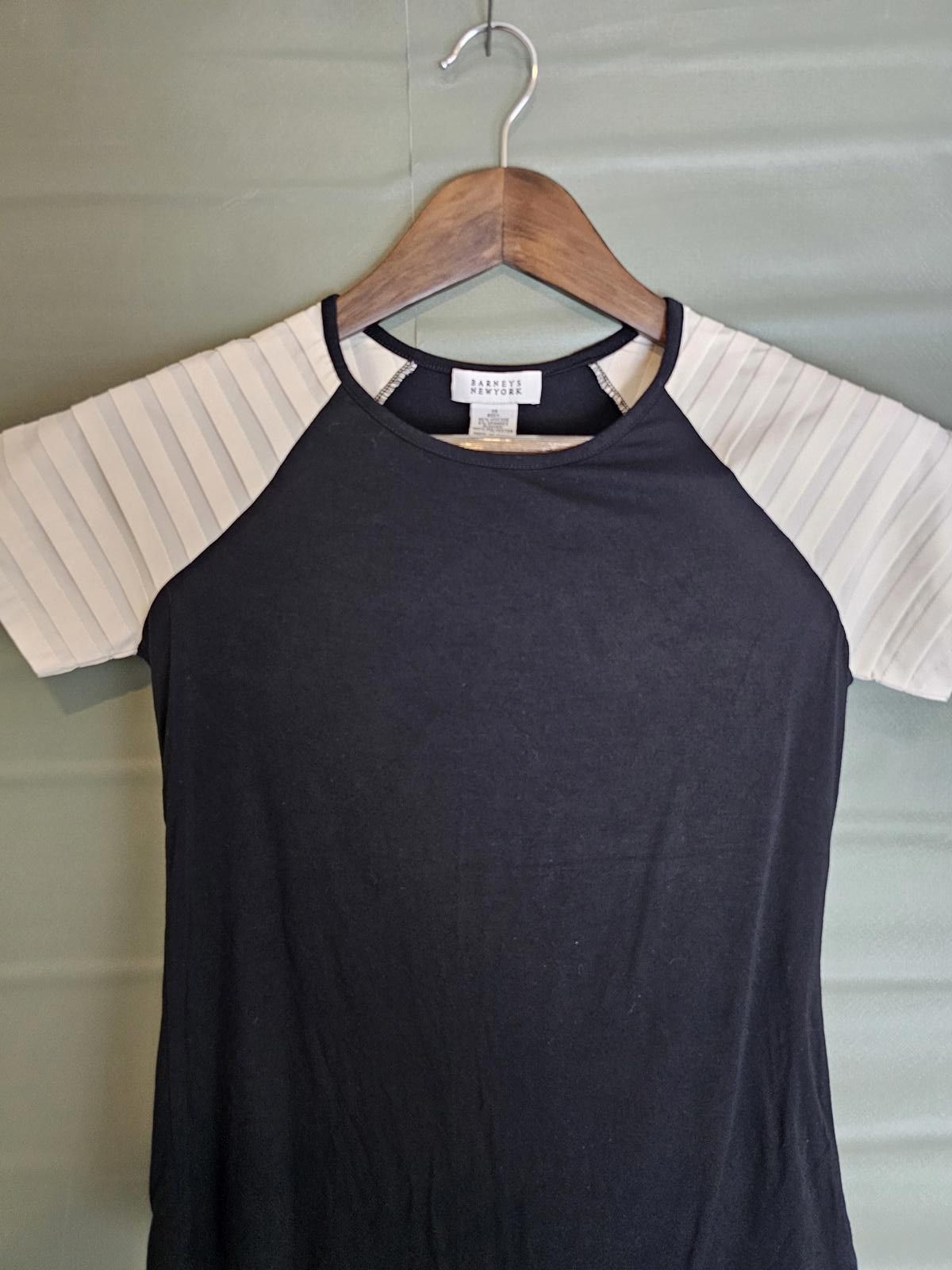 Barneys New York Barneys Blouse Black Womens Size XS Silk Sleeve New York Size XS / US 0-2 / IT 36-38 - 1 Thumbnail