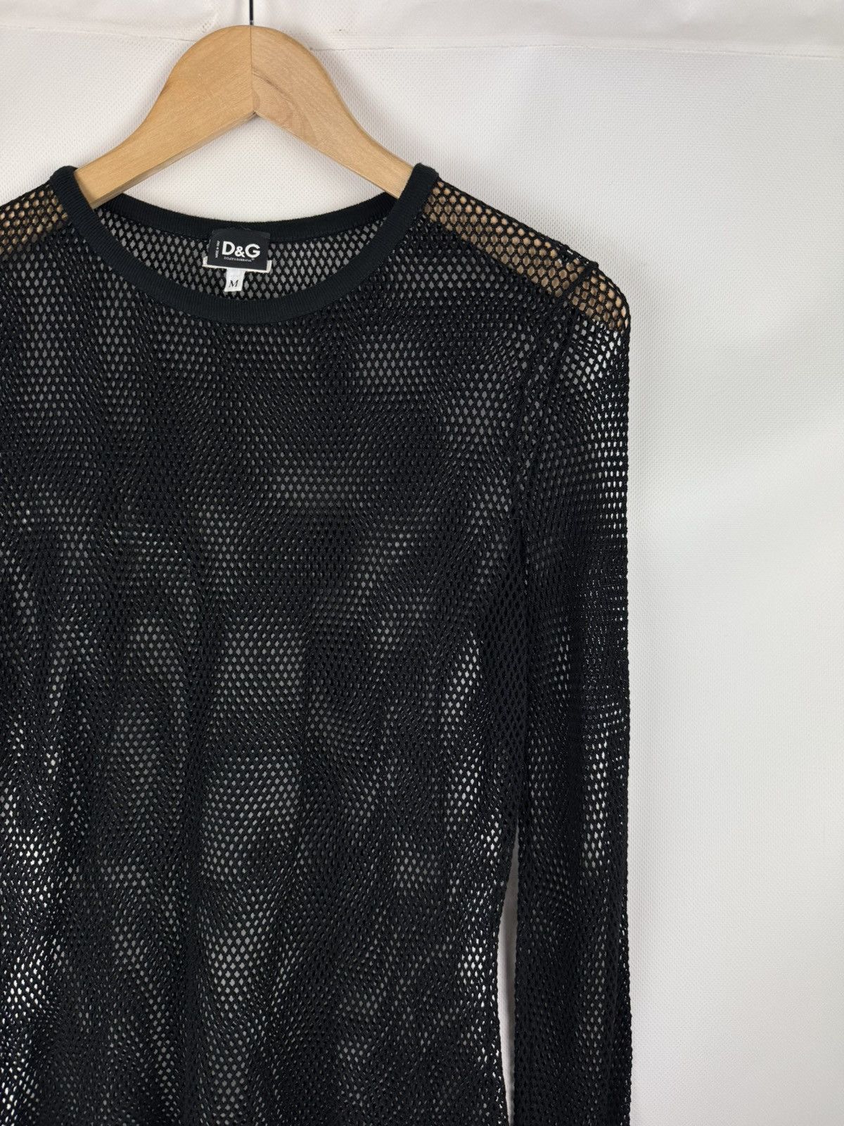 Dolce & Gabbana Dolce&Gabbana Net Mesh See-Through Long Sleeve Top Tunic Size M / US 6-8 / IT 42-44 - 5 Thumbnail