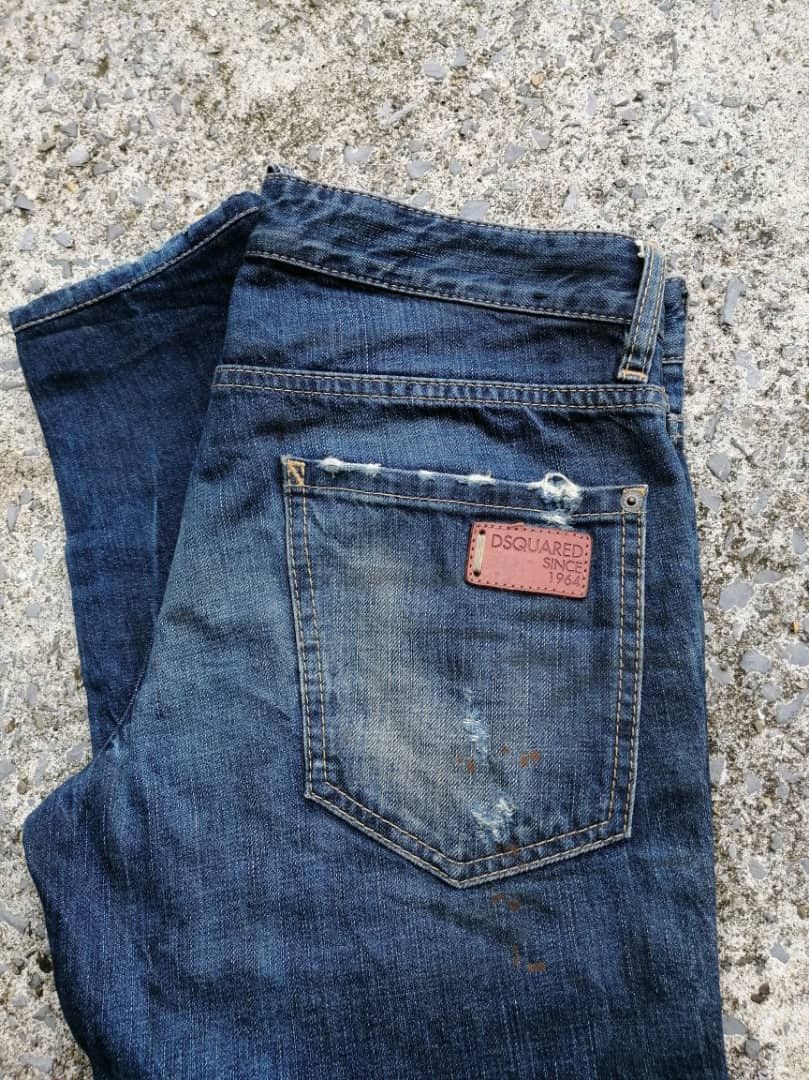 Dsquared2 Dsquared2 Distressed Denim Jeans Size US 31 - 7 Thumbnail